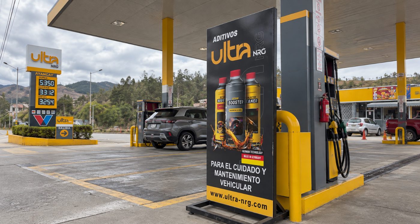 Aditivos Ultra NRG en estación Ayancay